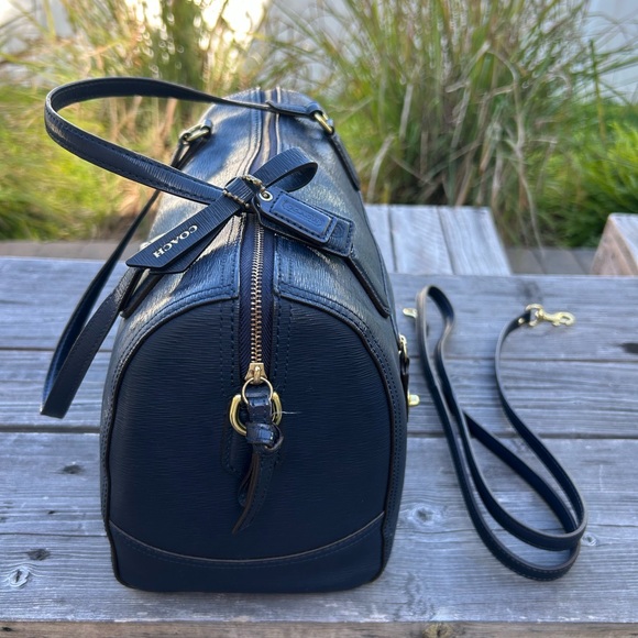 Coach Poppy East/West Satchel Tote Bag - Picture 12 of 13